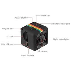 SQ11 Mini Cube Action Camera Full HD 1080P Or Hidden Camera