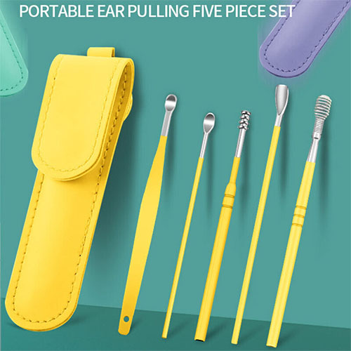 Ear Cleaner Ear Wax Removal Remover Cleaning Tool Kit Spiral Tip