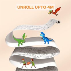 Children's Coloring Paper Roll for Kids, Size 38 cm x 300 cm Large Coloring Poster for Toddlers, Stickable Drawing Paper Roll