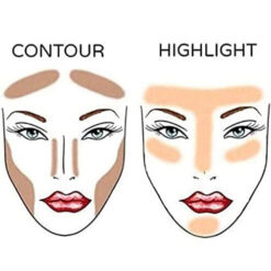Dual-Ended Contour Stick 2-in-1 Contour Stick with Contouring Shade and Highlighter, Easy-to-Blend Formula Pack of 4