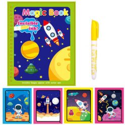 Magic Book With Invisible Ink Water Pen – Assortment