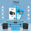 Morui X8 Wireless Microphone 4 In 1 (Compatible with Both I Phone & Type C)