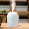 Cool Mist Mini USB Air Humidifier Cute Aroma Diffuser with LED Light Blue