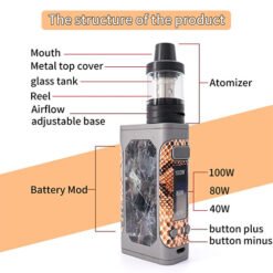 F8 Vape 100 watts starter Kit with 2200 mah