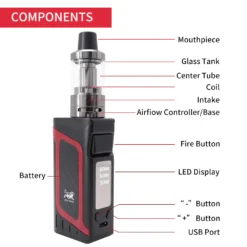 Original Vape Box X16 80W Vapor 2000mah Build-in Battery 3.5ml Vaper Tank
