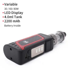 Original Vape Box X16 80W Vapor 2000mah Build-in Battery 3.5ml Vaper Tank