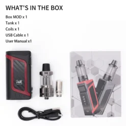 Original Vape Box X16 80W Vapor 2000mah Build-in Battery 3.5ml Vaper Tank