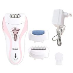 3 In 1 Electric Rechargeable Epilator Shaver Kemei KM - 3010