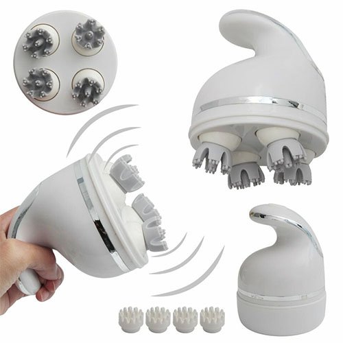 3D Electric Head Scalp Massager USB Charging Vibrating Strength SPA 3D Electric Head Scalp Massager USB Charging Vibrating Strength SPA