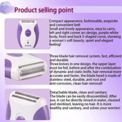 Kemei KM-280R Women Epilator Hair Removing Machine