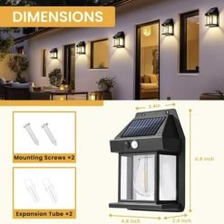 Outdoor Solar Wall Light