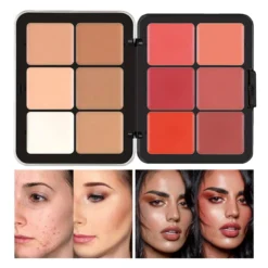 Carla Secret 12 Color Cream Concealer & Blush Palette