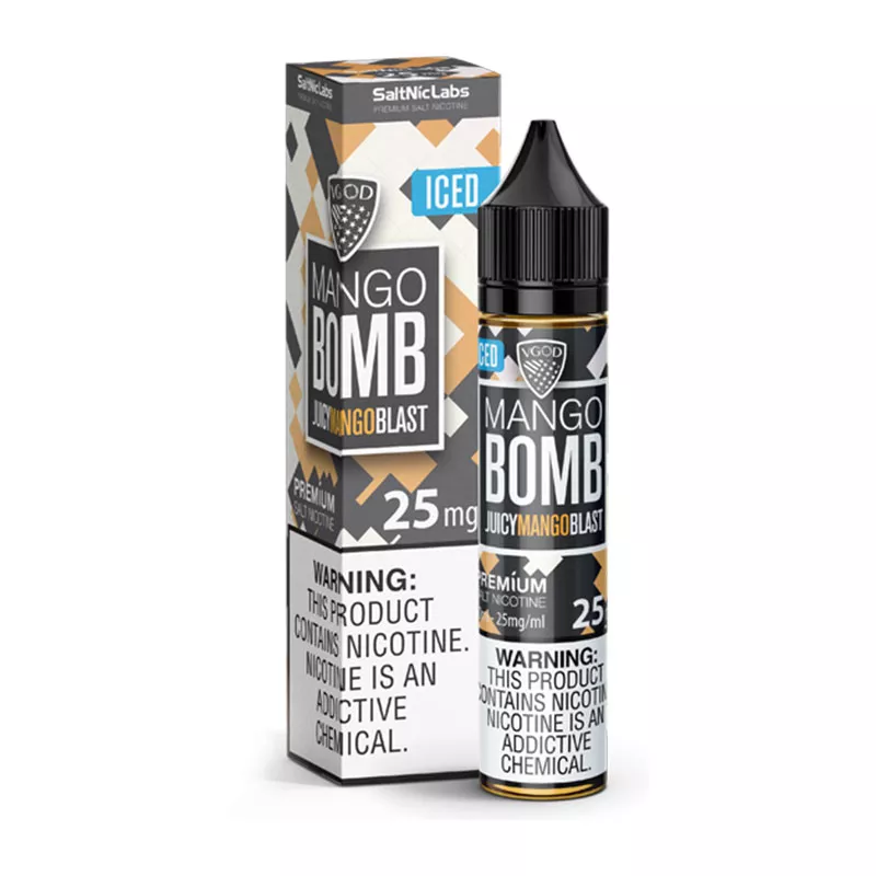 VGOD MANGO BOMB NIC SALT E-LIQUID 30ML VGOD MANGO BOMB NIC SALT E-LIQUID 30ML