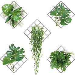 3D Wall Sticker Plants Set 5 Pieces