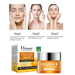 Disaar Vitamin C Whitening Cream Hyaluronic Acid Moisturizing Skin Care 50 ml