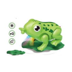 Little Frog Children Playmates with Colorful Light & Music