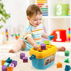 Shape Sorter Baby and Toddler Toy ABC and Shape Pieces Sorting Shape Game Developmental Toy for Children 18 Months +