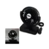 Single Headed Fan 12v & 360° Rotatable for Car Dashboard