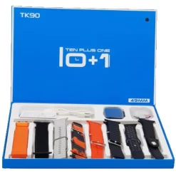 TK90 Ultra Smart Watch Infinity Display 10 in 1 Straps