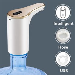 Portable Water Bottle Pump Dispenser USB Charging Automatic touch sensor