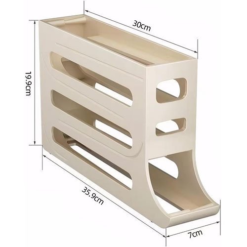 Egg Tray For Refrigerator or 4 Tier Automatically Rolling Egg Storage Egg Tray For Refrigerator or 4 Tier Automatically Rolling Egg Storage - Image 2