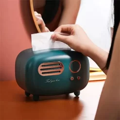 Radio Shape Tissue Box