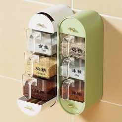 Wall mounted spice rack