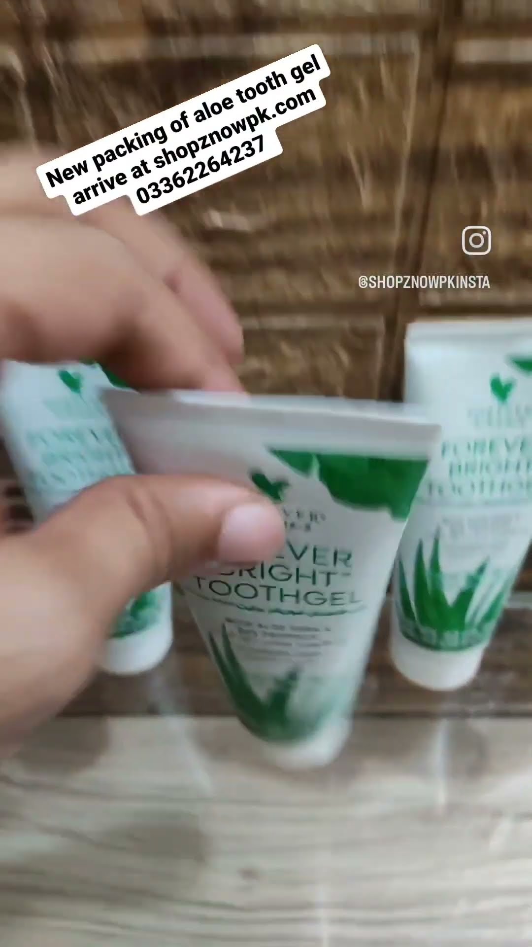 New packing aloe toothgel arrived at shopznowpk.com #aloetoothgel #aloevera  #shopznowpk #dentalcare
