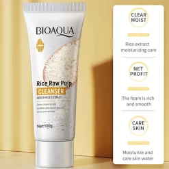 Bioaqua Rice Raw Pulp Cleanser 100g