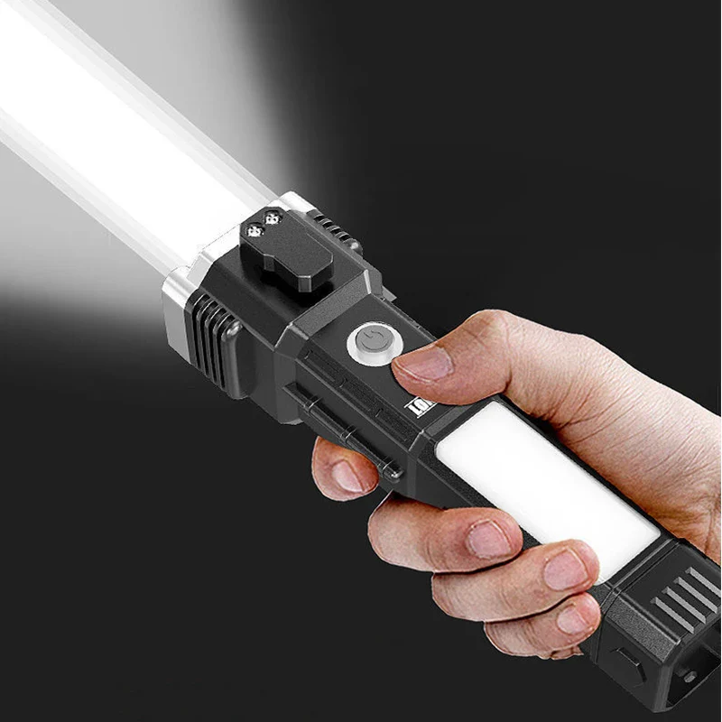 Emergency Hammer Flashlight With Power Bank & Window Breaker Multi-Function Emergency Hammer Flashlight With Power Bank & Window Breaker Multi-Function
