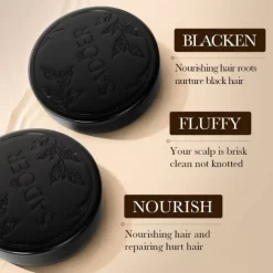 Alternative view of Sadoer Darkening Shampoo Soap – Natural Black Hair Color Enhancer & Conditioner Bar
