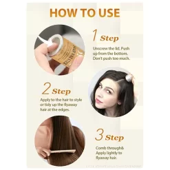 Smooth & Sleek Hair Wax Stick for Women & Kids Smooth & Sleek Hair Wax Stick for Women & Kids