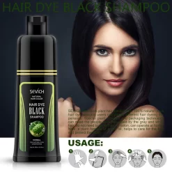 SEVICH Instantly Black Hair Dye Noni Essence Hair Shampoo 250ml