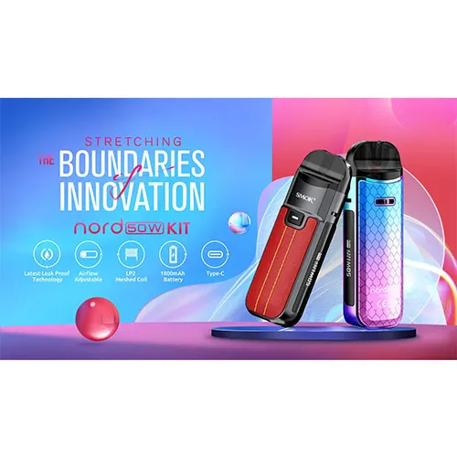 SMOK Nord 50W Pod Kit 1800mAh Powerhouse for Ultimate Vaping SMOK Nord 50W Pod Kit 1800mAh Powerhouse for Ultimate Vaping - Image 2