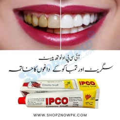 Ipco Creamy Snuff Toothpaste – Herbal Toothpaste for Oral Care & Freshness