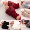 Korean Style Wool Knit Fingerless Hand Gloves – Warm & Cozy (Random Colors) Korean Style Wool Knit Fingerless Hand Gloves – Warm & Cozy (Random Colors)