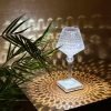 Crystal Diamond Table Lamp - Touch Control LED with Color Changing Light, Rechargeable Acrylic Design for Bedroom, Living Room, Office, Bars, or Weddings