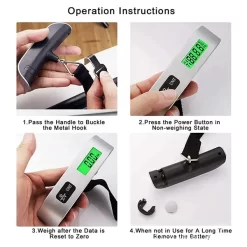 Electronic Portable Digital LED Screen Luggage Weighing Scale