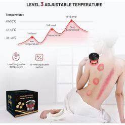 3 in 1 Electric Cupping Therapy & Gua Sha Massager – Rechargeable Hajama Massager with 3 Suction Modes"
