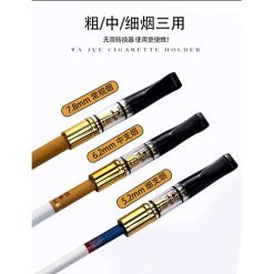 Cigarette Holder Filter Male and Female with Tobacco Pipe Pack of 5 Pcs