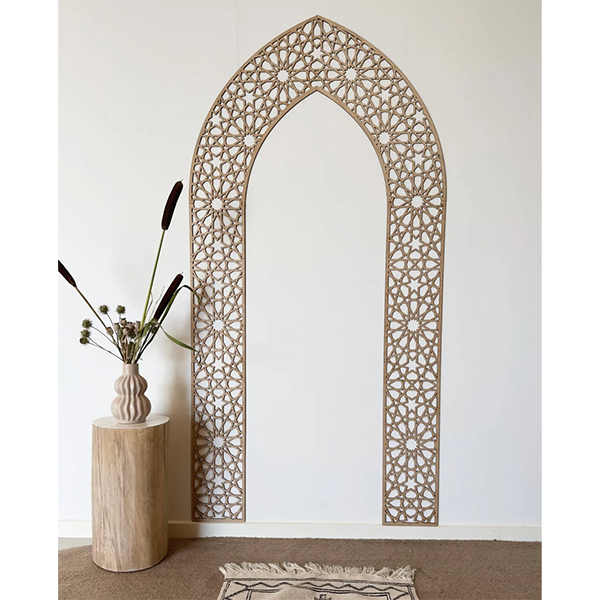 Elegant Mehrab Wall Art – Islamic Prayer Room Decor | Elegant Namaz Decor Piece Elegant Mehrab Wall Art – Islamic Prayer Room Decor | Elegant Namaz Decor Piece - Image 2