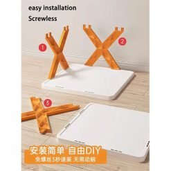 Folding Shoes Rack Plastic Adjustable Shoe Rack