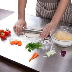 Premium Stainless Steel Cutting Board – Durable, Hygienic & Easy to Clean (40x48cm)