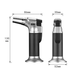 Cigar Spray Gun Windproof Lighter - Welding & BBQ Torch Flame