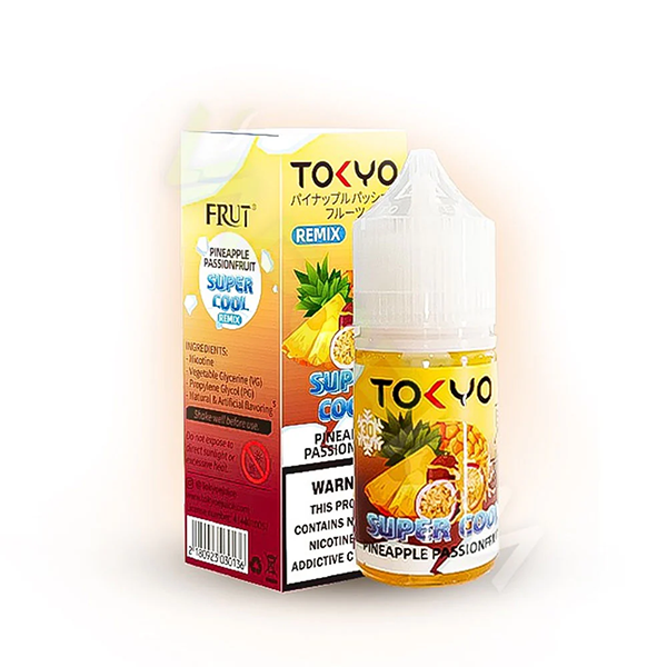 Tokyo Super Cool Salt Series – Pineapple Passion Fruit 30ml Tokyo Super Cool Salt Series – Pineapple Passion Fruit 30ml