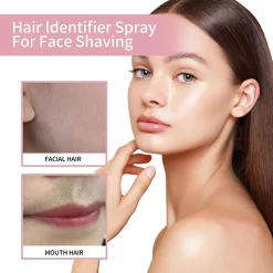 Face Shaving Spray Hair Identifier & Moisturizer for Smooth Skin (100ml) with Razors