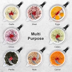 Alternative view of Manual Vegetable Chopper & Food Processor – Quick & Easy Kitchen Tool