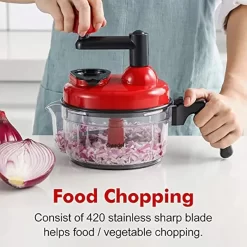 Manual Vegetable Chopper & Food Processor – Quick & Easy Kitchen Tool Manual Vegetable Chopper & Food Processor – Quick & Easy Kitchen Tool