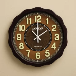 Luminous Wall Clock Wooden Silent Non-ticking Kitchen Wall clocks With Night Lights 30x30x3.5cm Luminous Wall Clock Wooden Silent Non-ticking Kitchen Wall clocks With Night Lights 30x30x3.5cm