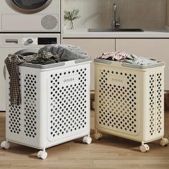 Foldable Laundry Trolly - 47x36x19 cm